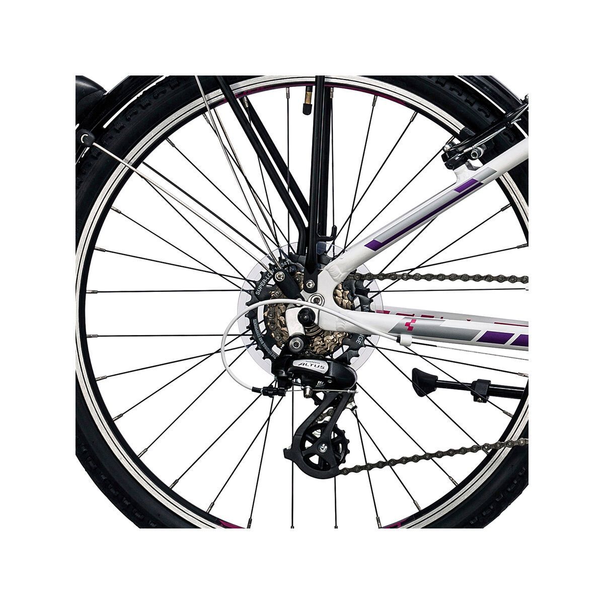 Cube Kid 240 Street, white´n´purple - Bild 4