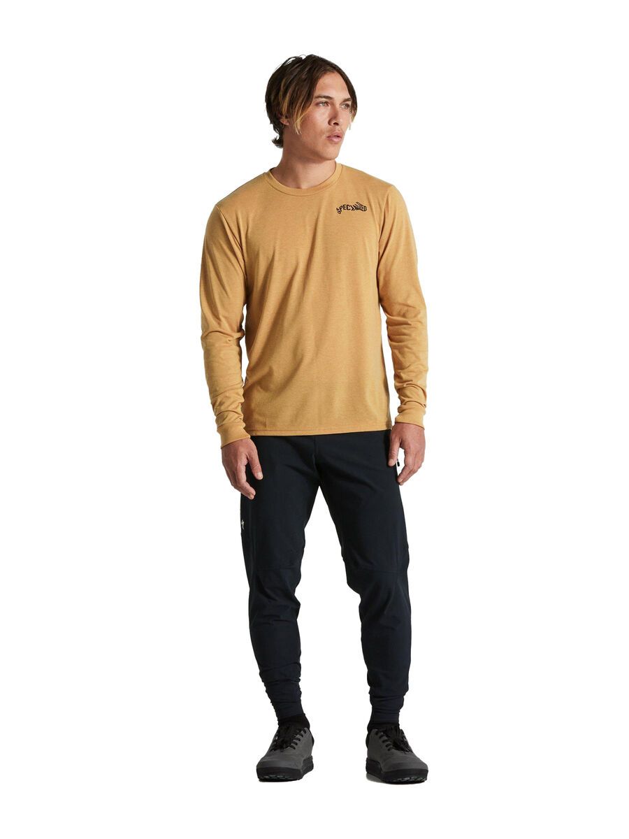 Specialized Warped Long Sleeve Tee, harvest gold - Bild 6