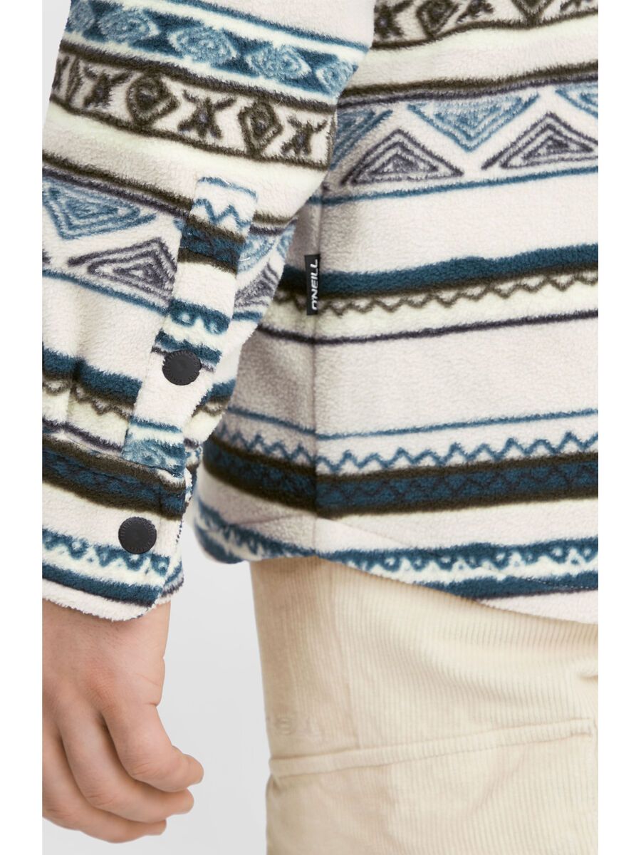 O’Neill Superfleece Shirt, grey ikat stripe - Bild 6