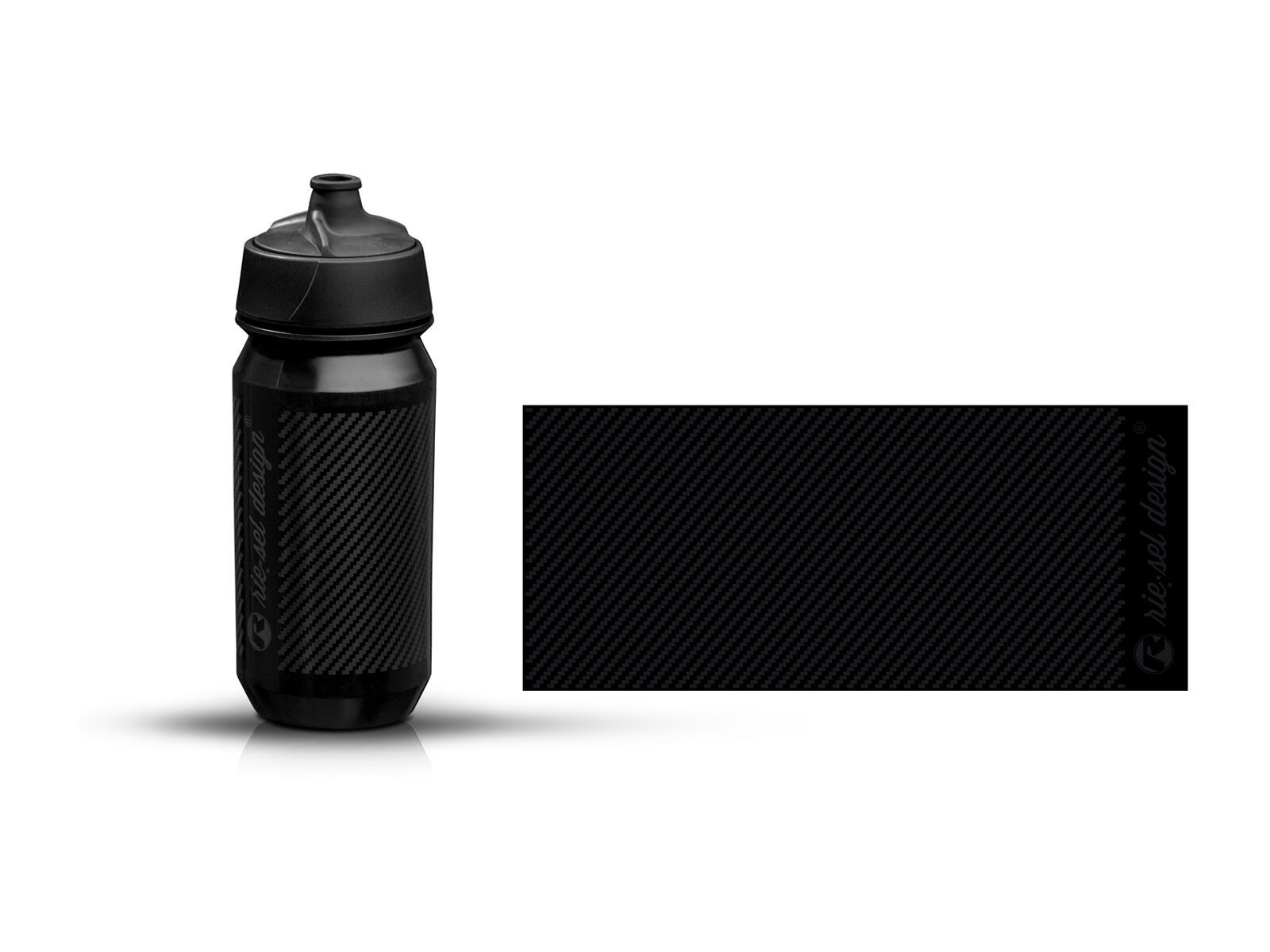 Riesel Design bottle, carbon / black - Bild 2
