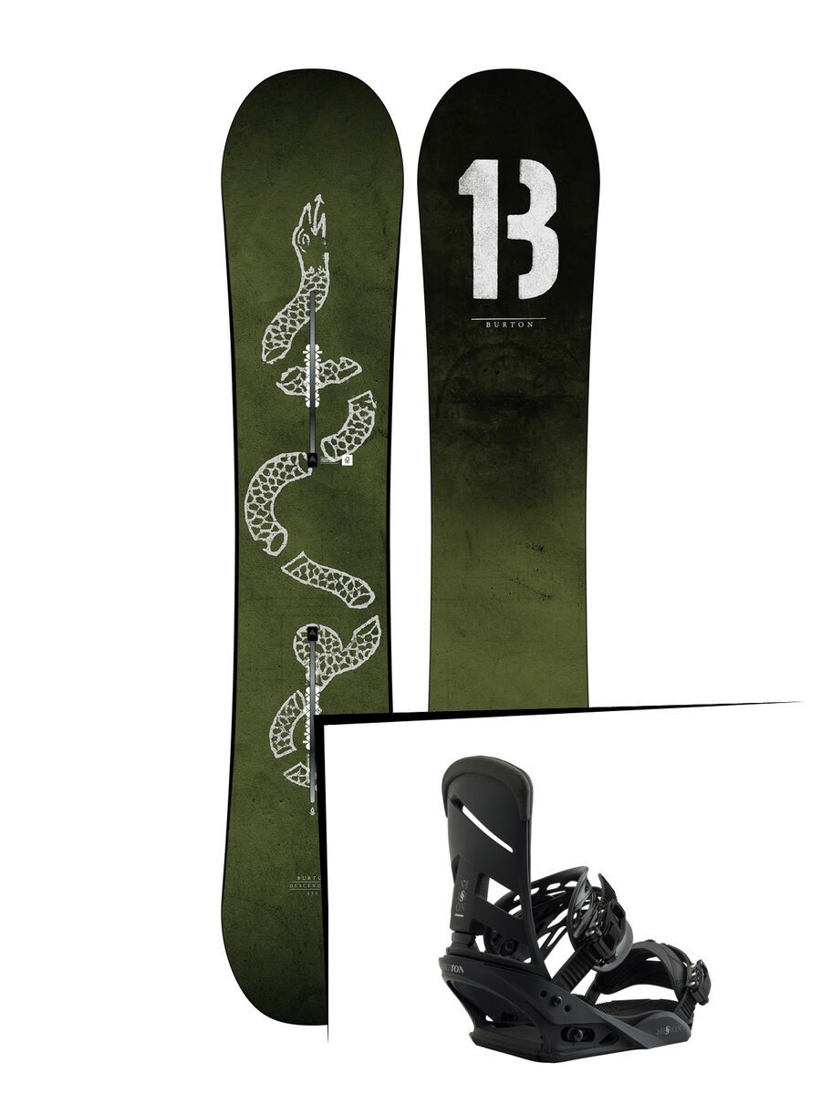 Set: Burton Descendant 2019 + Burton Mission blackish - Bild 1