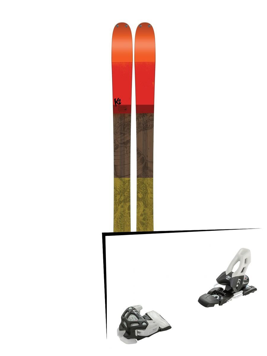 Set: K2 SKI Poacher 2017 + Tyrolia Attack 11 100 mm, solid black white - Skiset - Bild 1