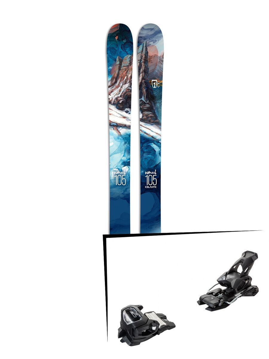 Set: Icelantic Nomad 2017 + Tyrolia Attack² 14 AT (2020406) - Bild 1