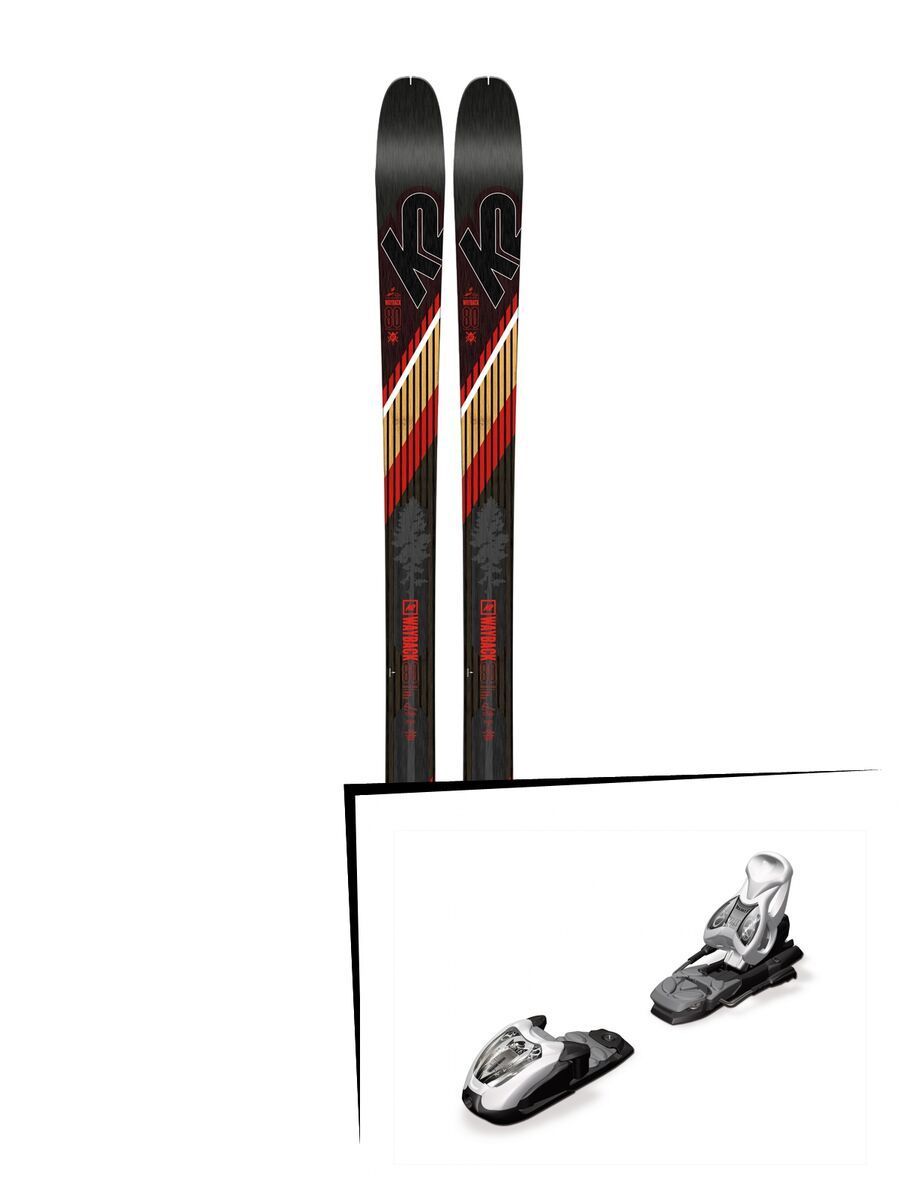 Set: K2 SKI Wayback 80 2019 + Marker M 7.0 EPS white/black - Bild 1