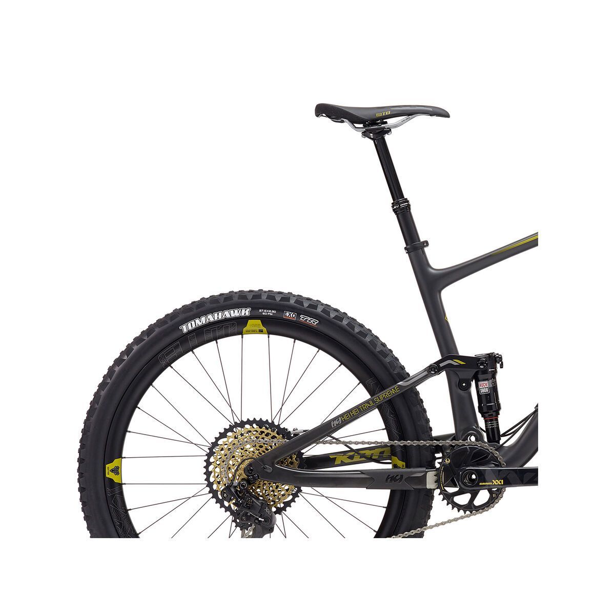 Kona Hei Hei Trail Supreme, matt carbon/mustard/silver - Bild 5