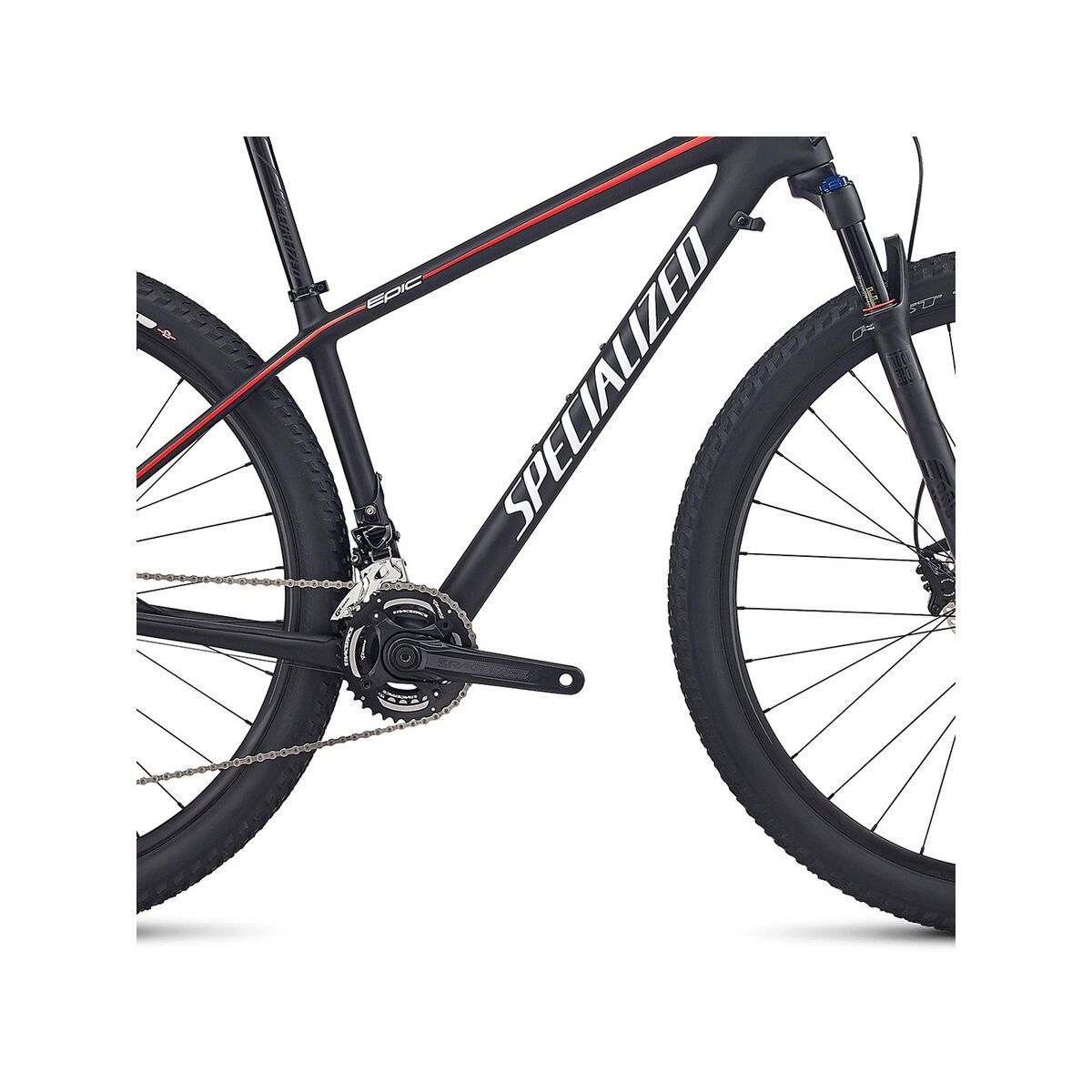 Specialized Woman's Epic HT Comp Carbon 29, tarmac black/nordic red/white metallic silver - Bild 3