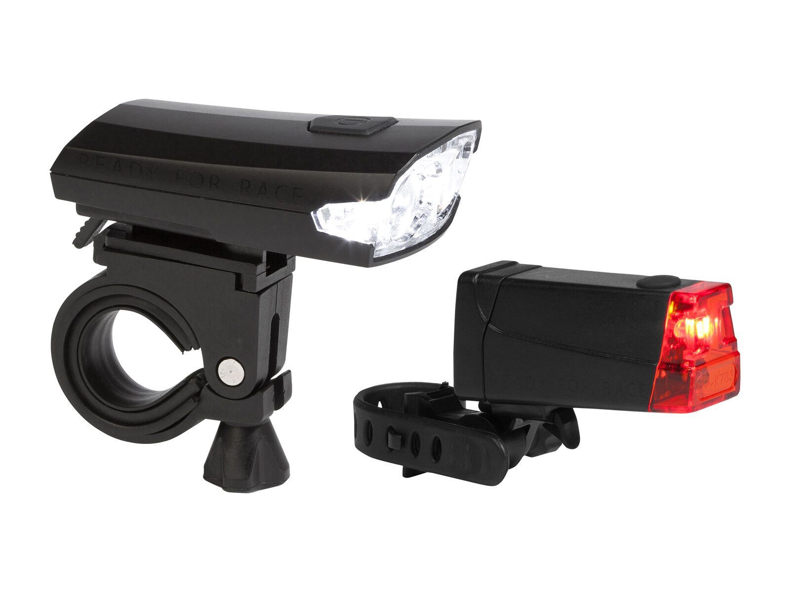 Cube Lichtset Race & Tour, matt black - Bild 1