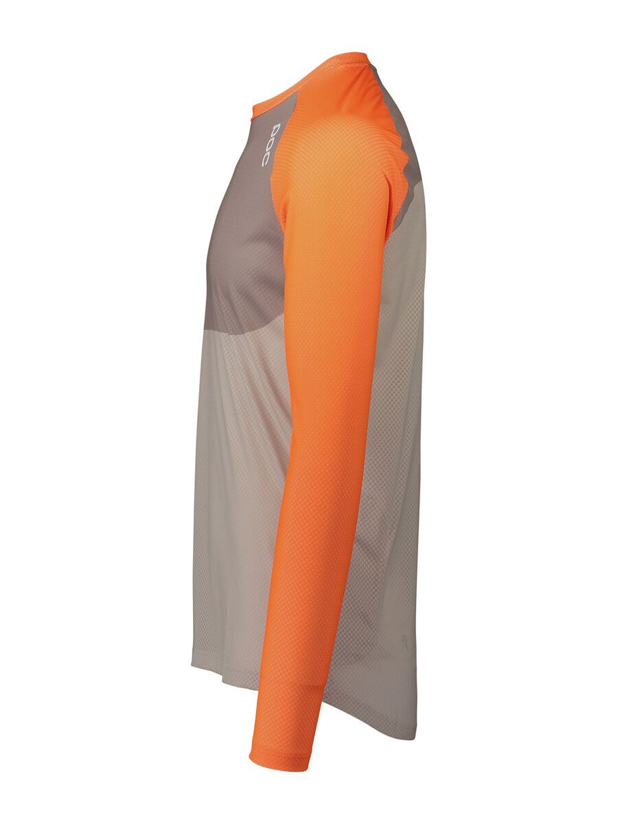 POC MTB Pure LS Jersey, zink orange/moonstone grey/lt sandstone beige - Bild 2