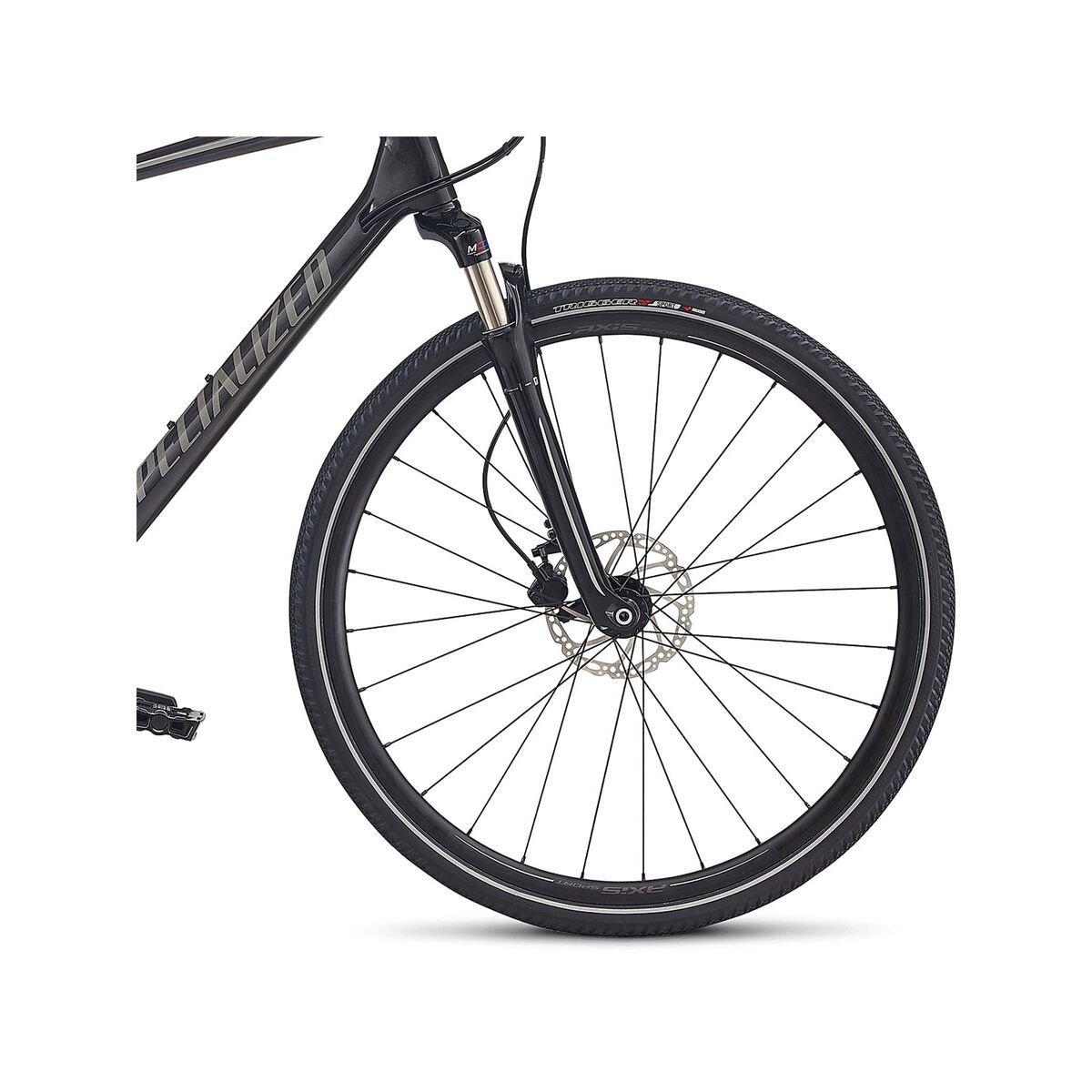 Specialized Crosstrail Elite Carbon, silver tint/graphite/nordic red reflective - Bild 2