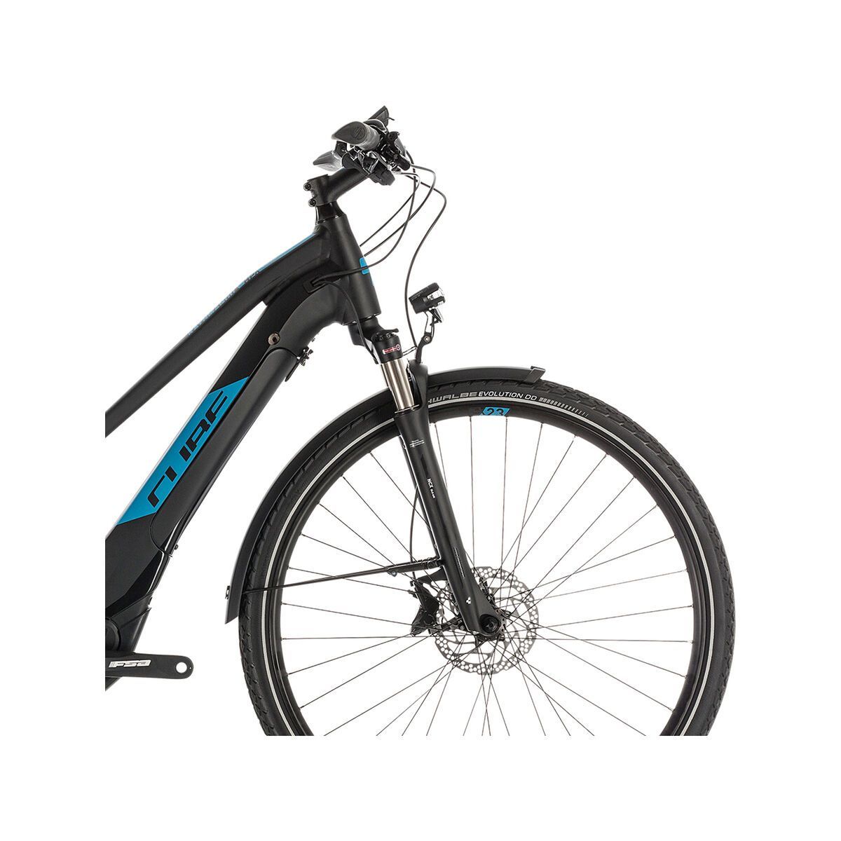 Cube Kathmandu Hybrid EXC 500 Trapeze, black´n´blue - Bild 6