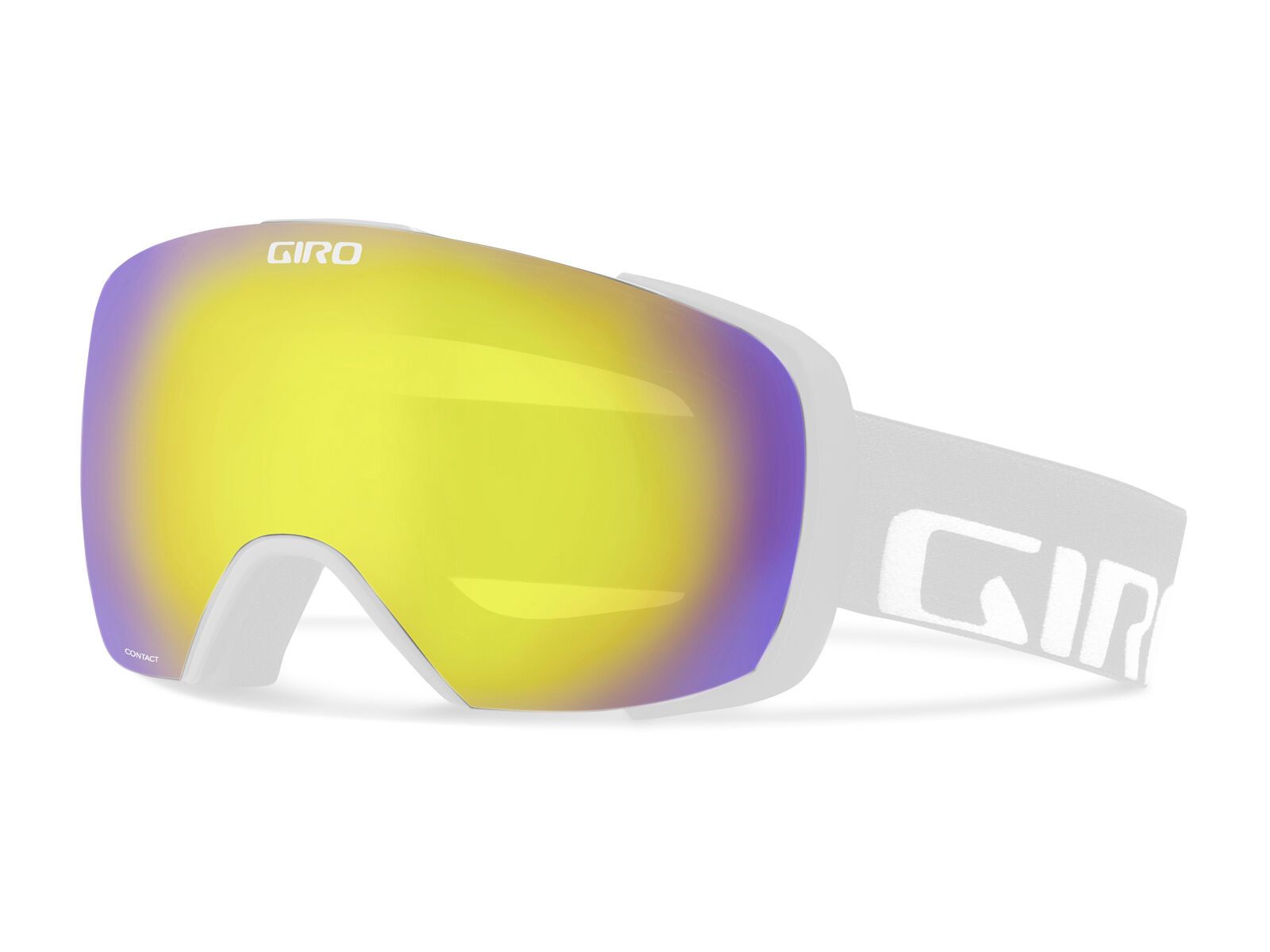 Giro Contact + Spare Lens, black wordmark/amber scarlet+yellow boost - Bild 2