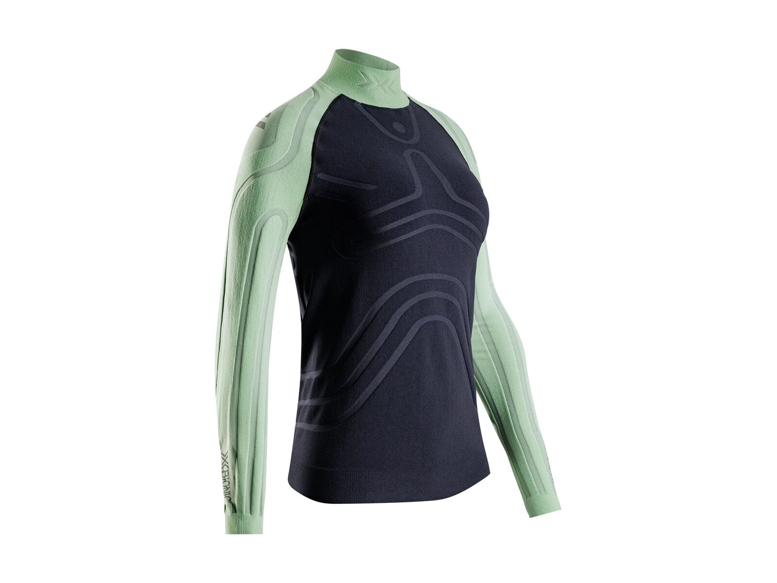 X-Bionic Heatloop Shirt LS Wmn, digital lime/x black - Bild 1