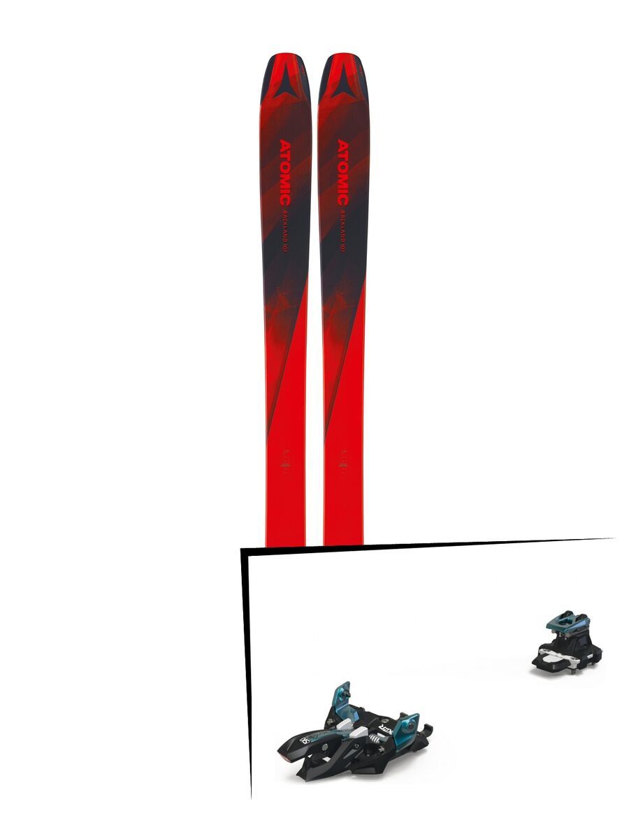 Set: Atomic Backland 107 2019 + Marker Alpinist 9 black/turquoise - Bild 1