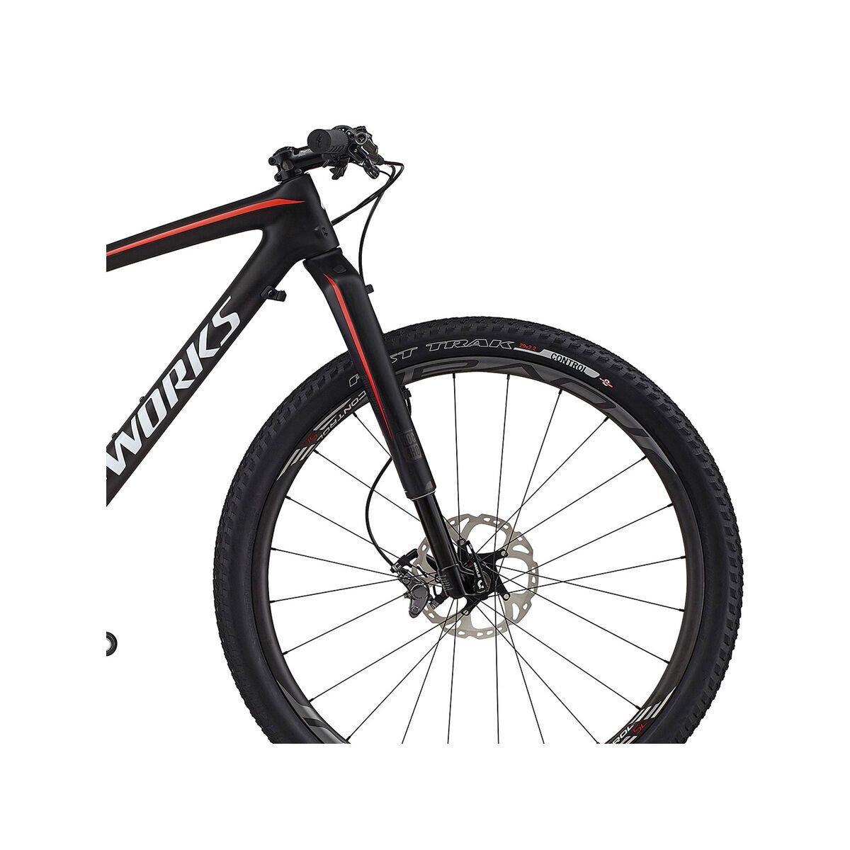 Specialized S-Works Epic HT Carbon Di2 29, satin gloss carbon/white/rocket red - Bild 5