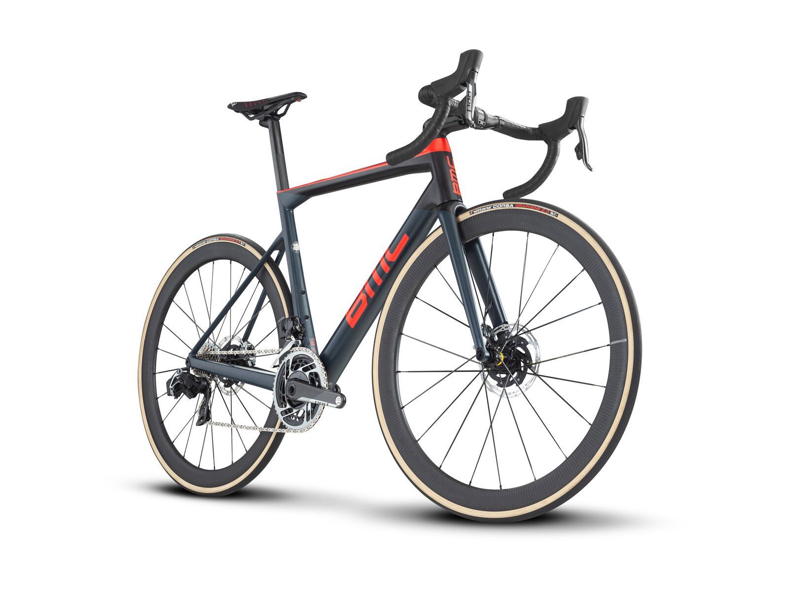 BMC Teammachine SLR01 Disc One, steel blue & neon red - Bild 3