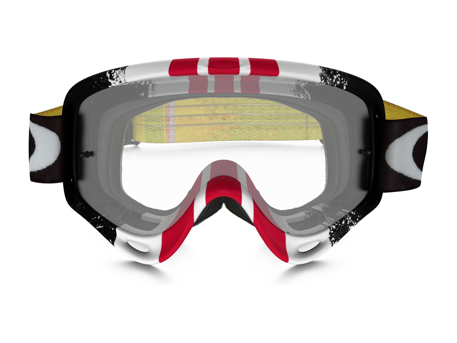 Oakley O Frame MX, pinned race red/yellow/Lens: clear - Bild 2