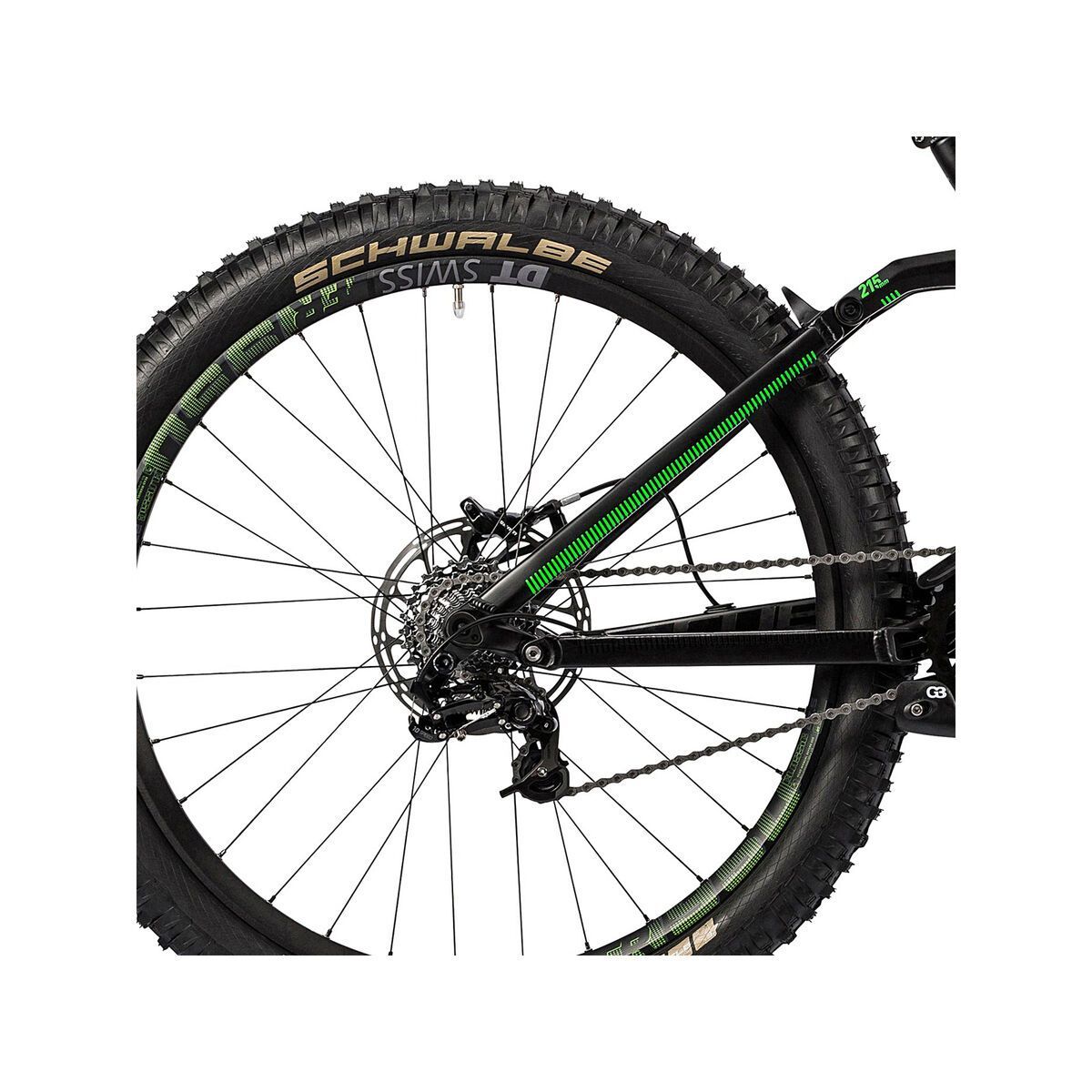 Cube TWO15 HPA Race 27.5, black´n´green - Bild 4