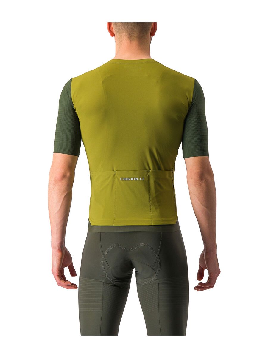 Castelli Premio Black Jersey, avocado green/deep green - Bild 2