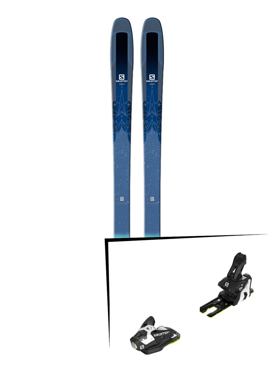 Set: Salomon QST Lux 92 2018 + Salomon N STH2 WTR 13 black/white - Bild 1
