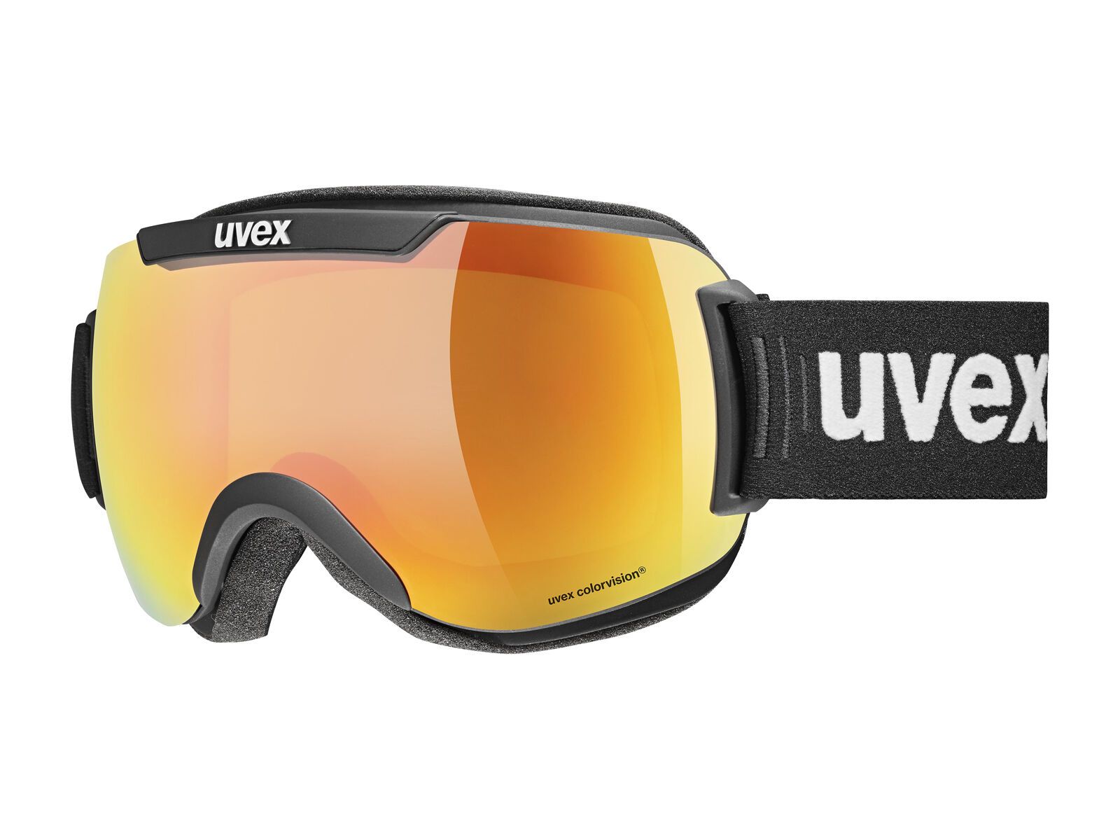 uvex downhill 2000 CV, black mat/Lens: mirror orange - Bild 1