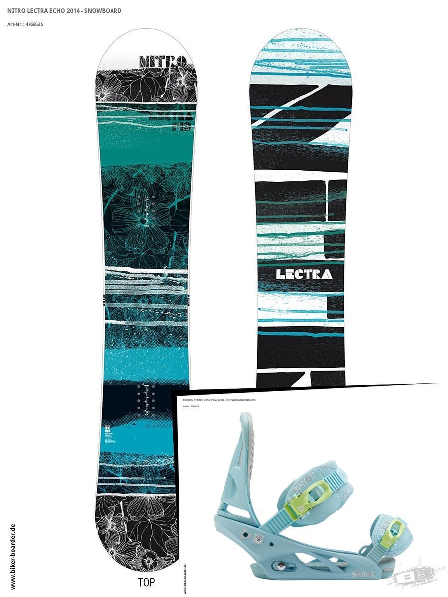 Set: Nitro Lectra Echo  + Burton Scribe (494042S) - Bild 1