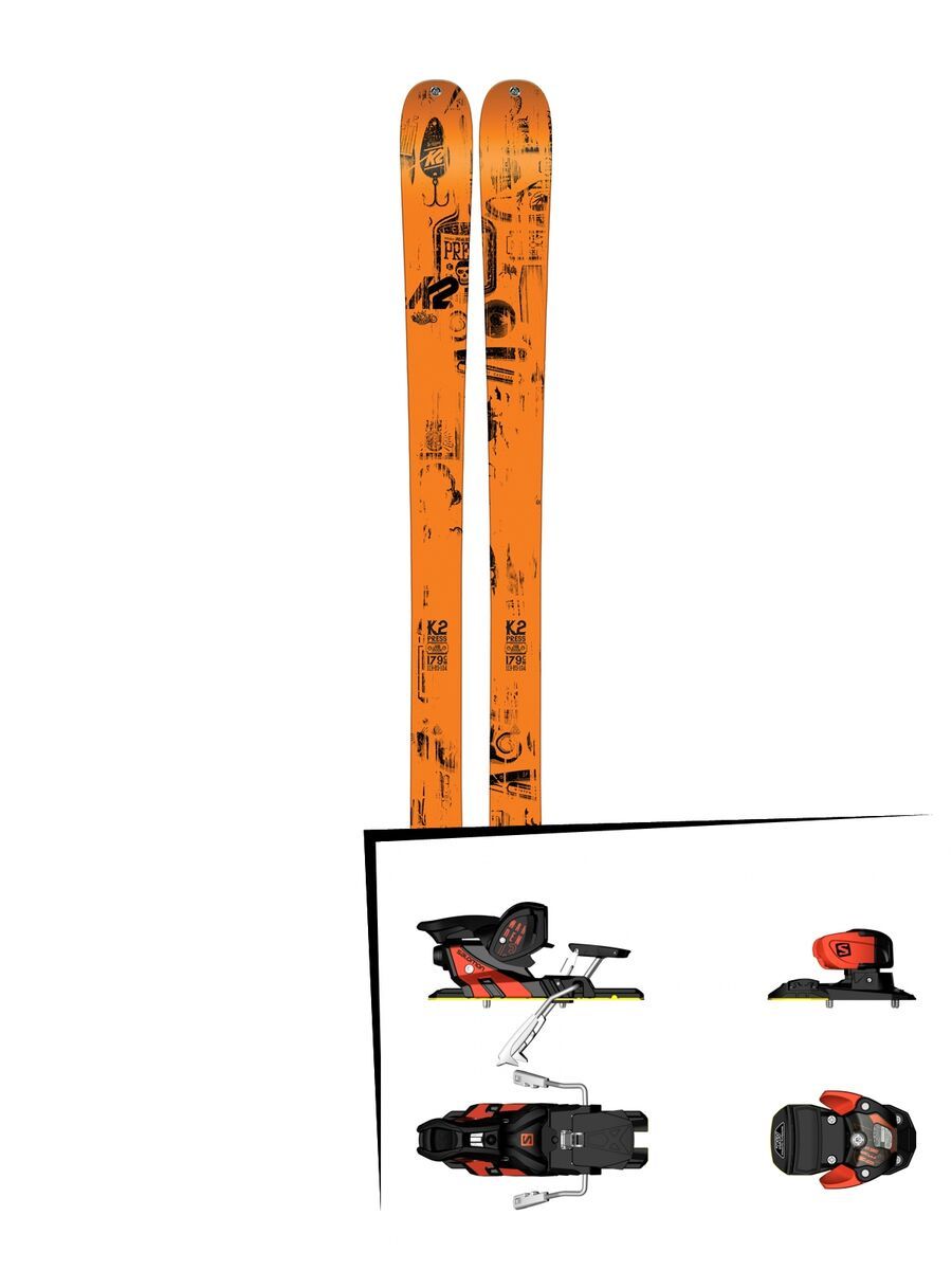 K2 SKI Set: Press 2016 + Salomon Warden MNC 13 - Bild 1