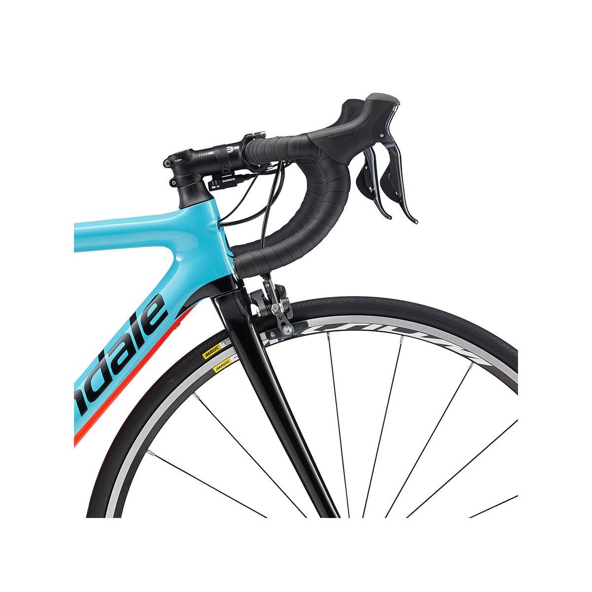 Cannondale SuperSix Evo Women's Ultegra Di2, surf blue w/ jet black and acid red, gloss - SRF - Bild 5