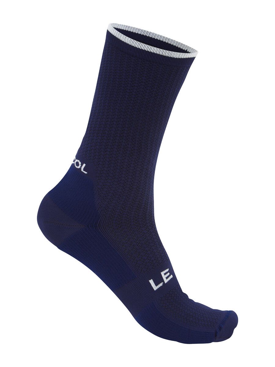 Le Col Long Cycling Socks, navy/white - Bild 1
