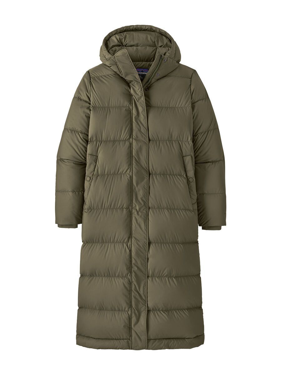 Patagonia Women's Silent Down Long Parka, basin green - Bild 1