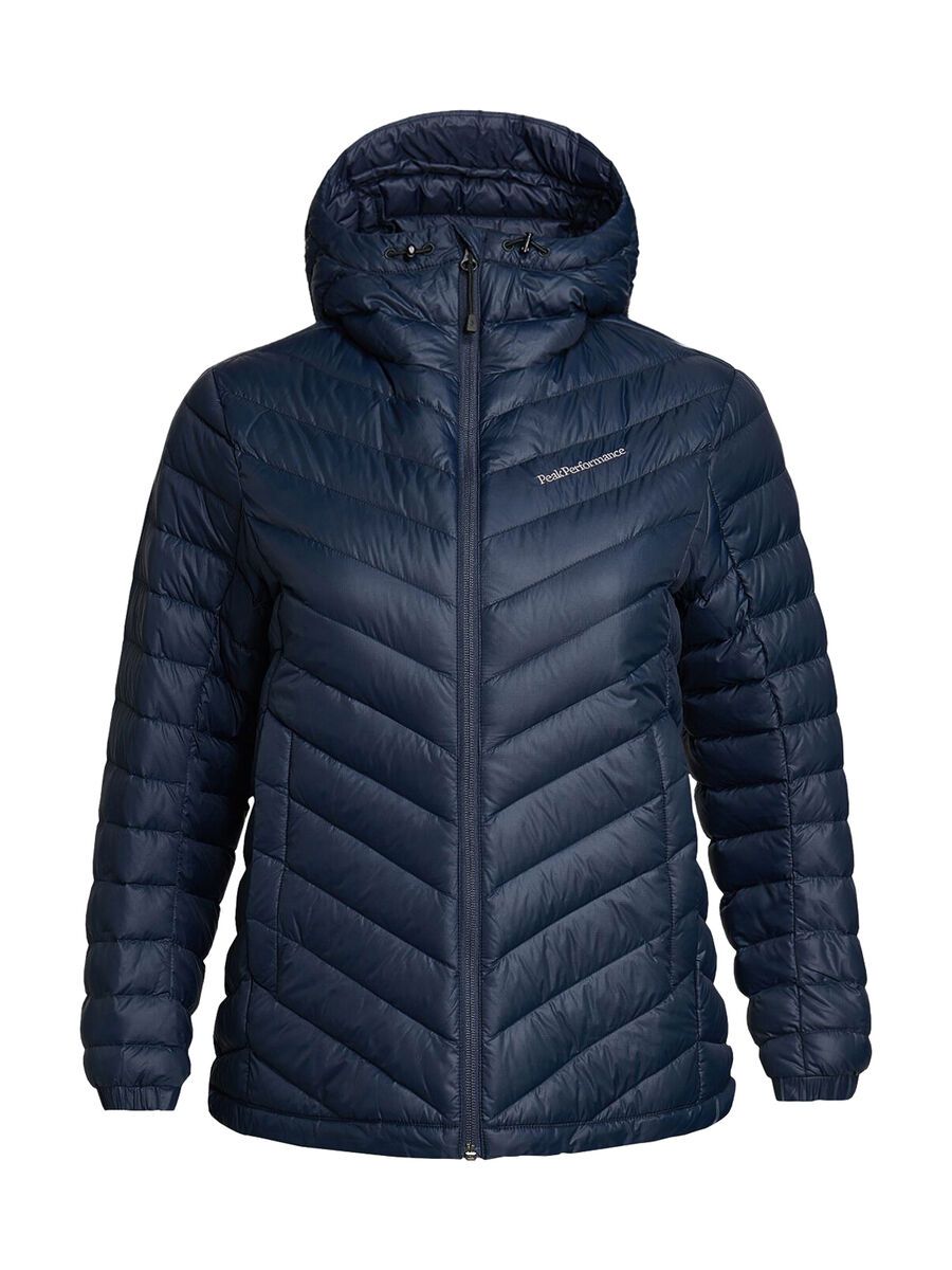 Peak Performance W Frost Down Hood Jacket, blue shadow - Bild 1