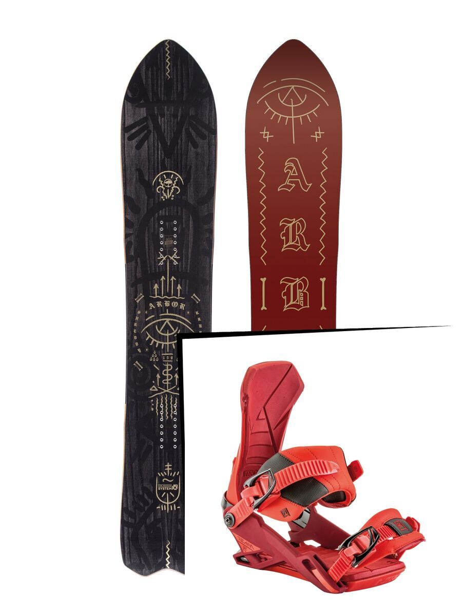 Set: Arbor Shreddy Krueger 2017 + Nitro Team (1691159S) - Bild 1