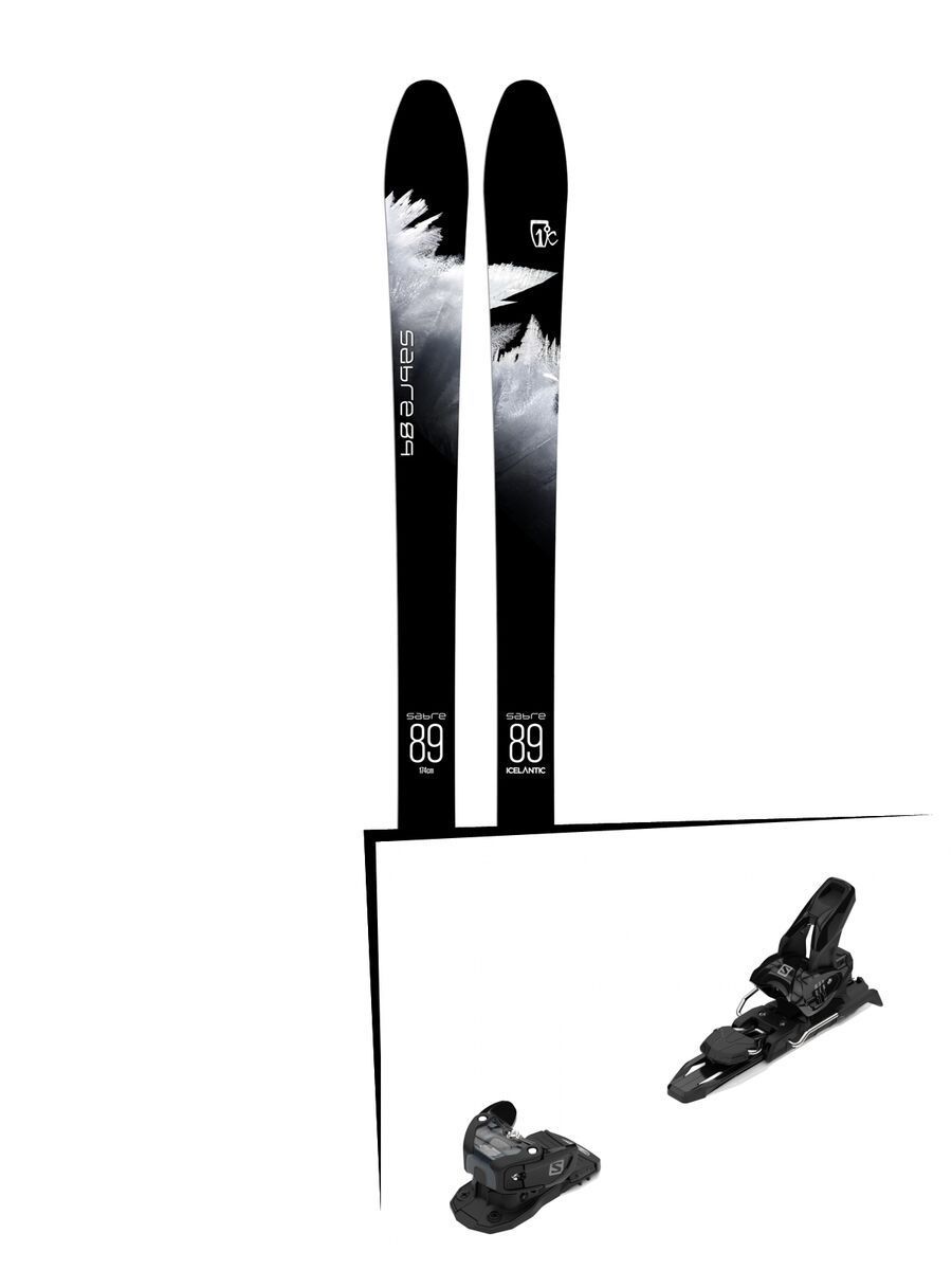 Set: Icelantic Sabre 89 2018 + Salomon Warden MNC 11 black - Bild 1