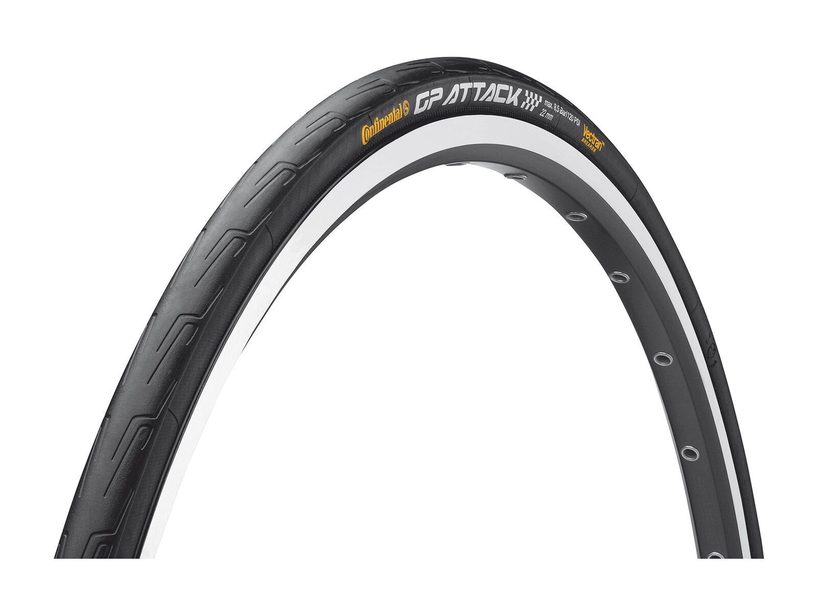 Continental Grand Prix Attack VectranBreaker, 700C, black - Bild 1