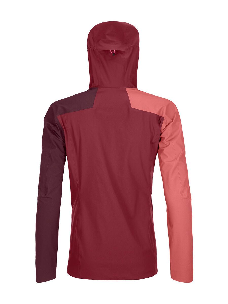 Ortovox 3L Merino Naked Sheep Ortler Jacket W, dark blood - Bild 2