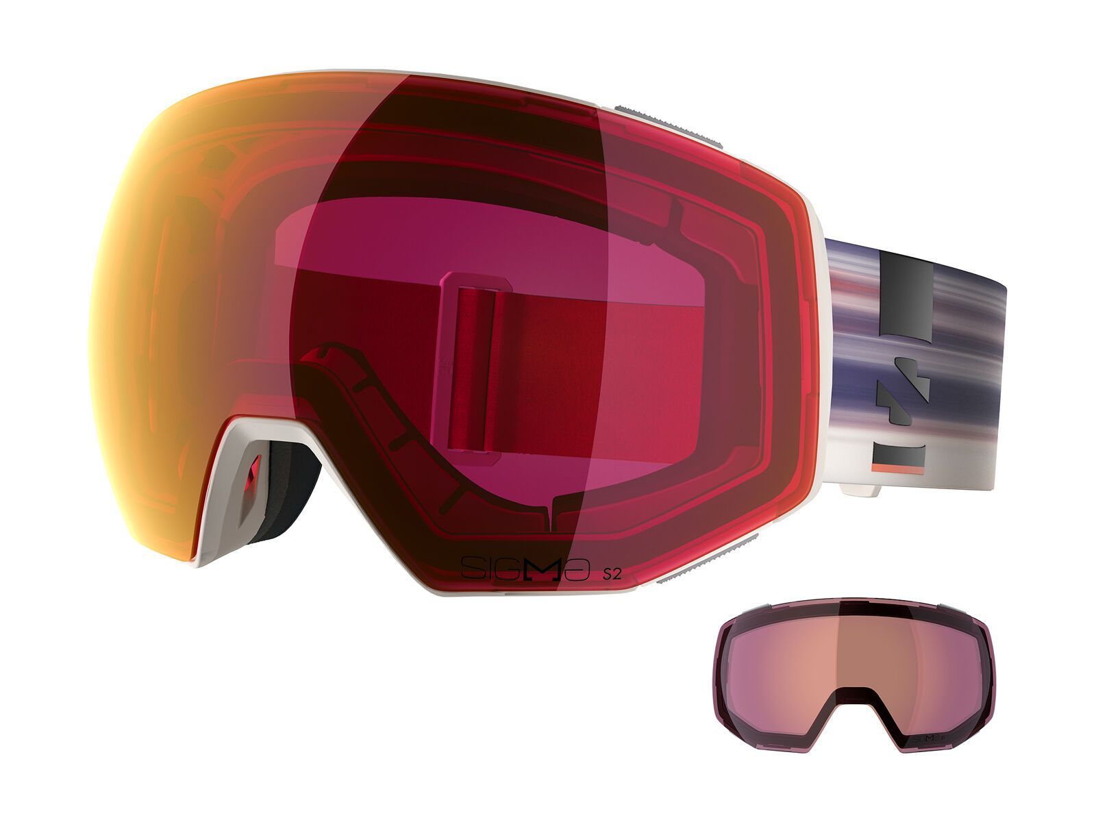 Salomon Radium Prime + WS, Sigma Poppy Red / rainy day - Bild 1