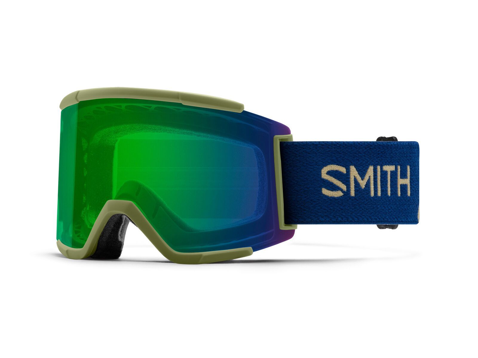 Smith Squad XL inkl. Wechselscheibe, navy camo split/Lens: everyday green mirror chromapop/storm rose flash - Bild 1