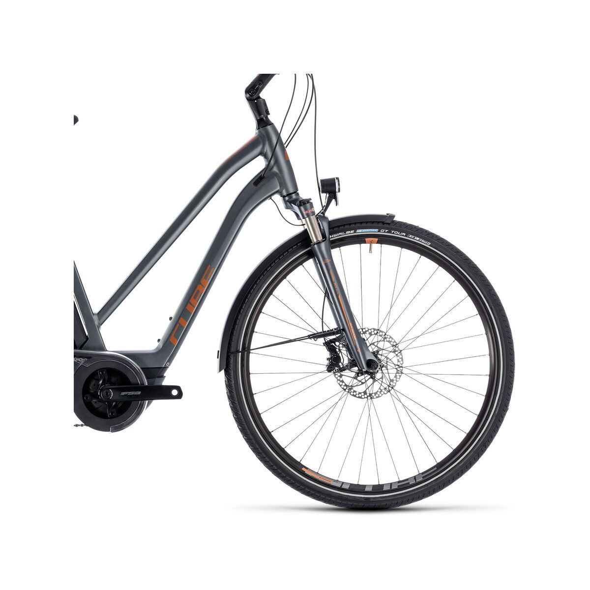 Cube Town Hybrid Sport Pro 400 Trapeze, grey´n´copper - Bild 3