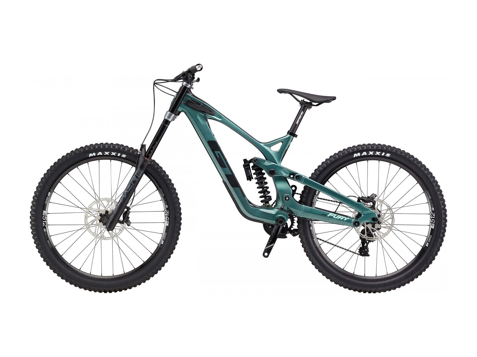 GT Fury Pro 27.5, satin jade w/black & mint - Bild 3