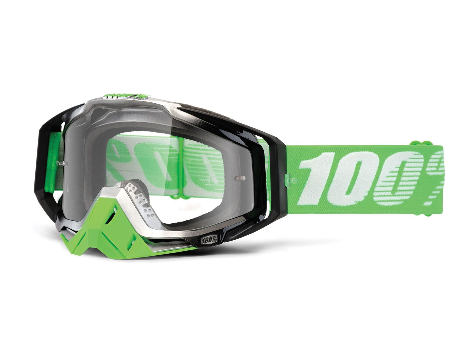 100% Racecraft inkl. Wechselscheibe, organic/Lens: mirror green - Bild 4
