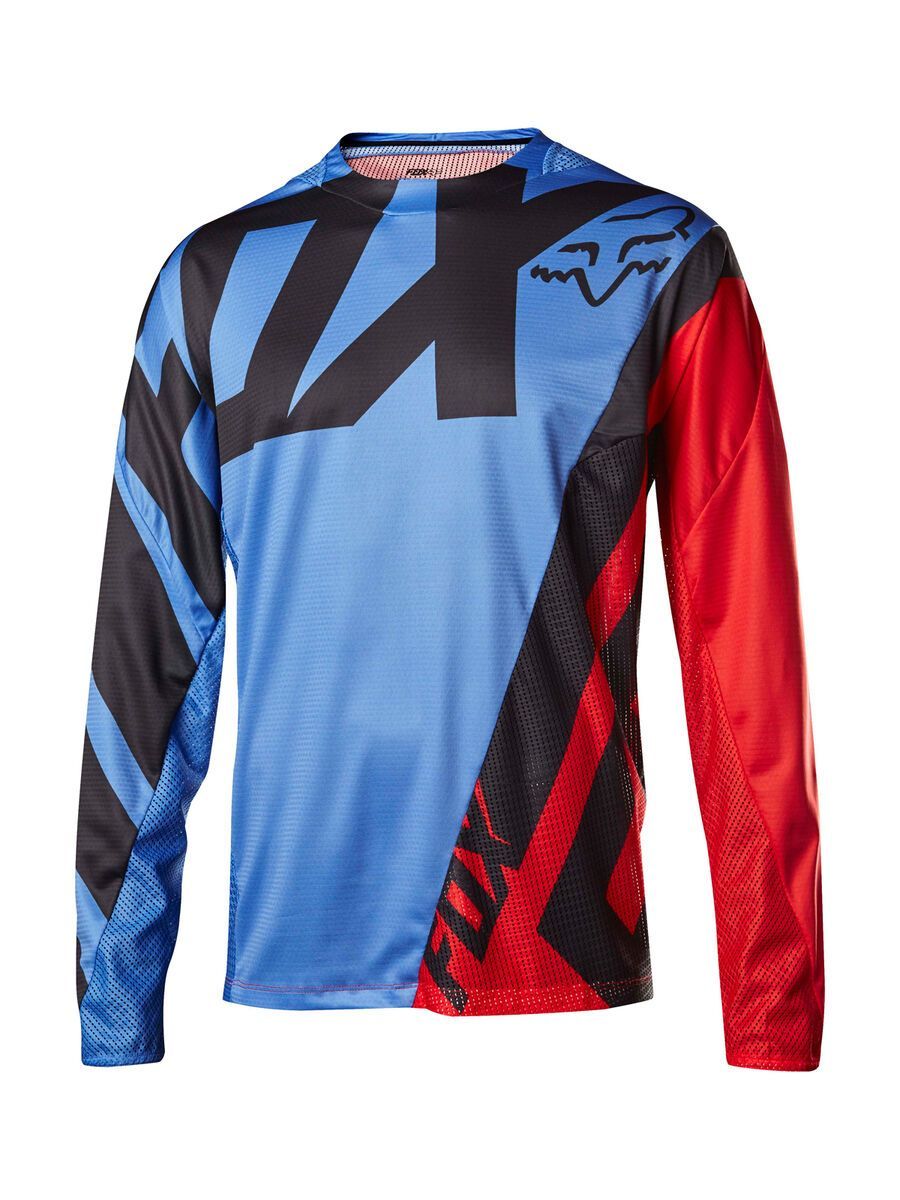 Fox Demo LS Jersey, blue/red - Bild 1