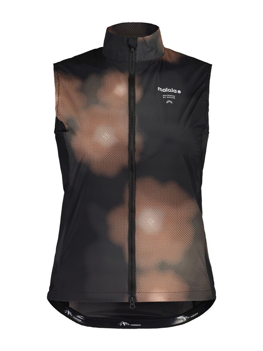 Maloja MalkaM. Vest Printed, deep black bloom - Bild 1