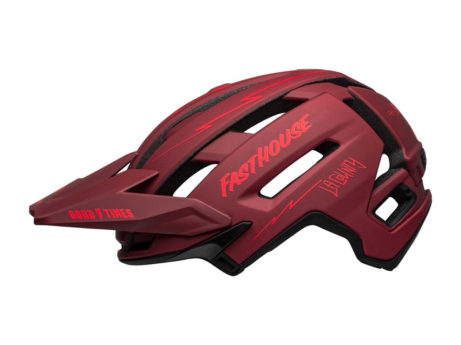 Bell Super Air R Spherical MIPS Fasthouse, matte red/black - Bild 7