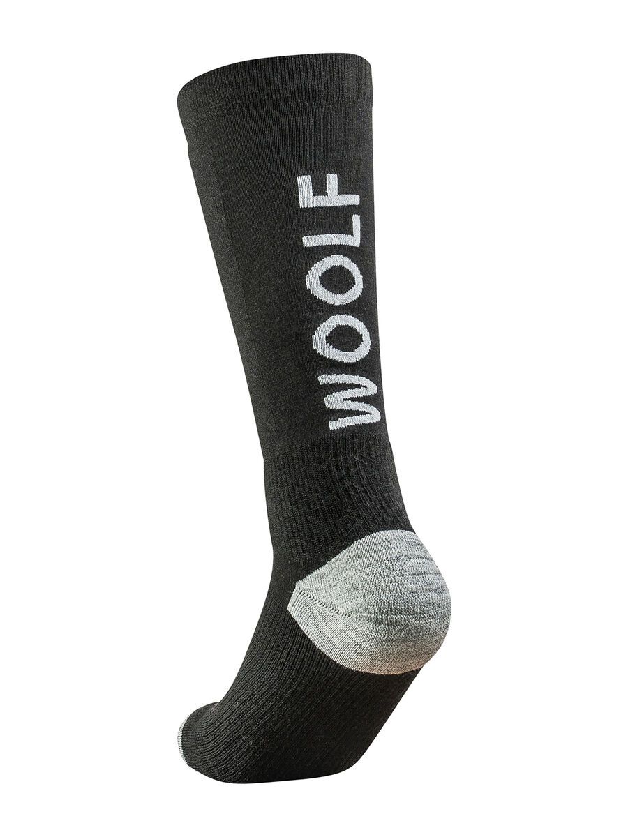 Woolf Merino Ulsaak Tech Sock, black - Bild 2