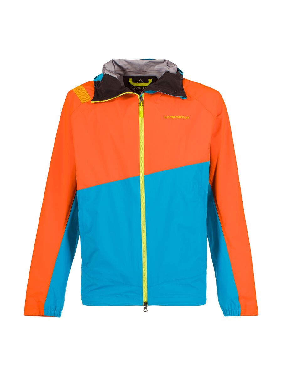 La Sportiva Zagros Gore-Tex Jacket M, pumpkin/tropic blue - Bild 1