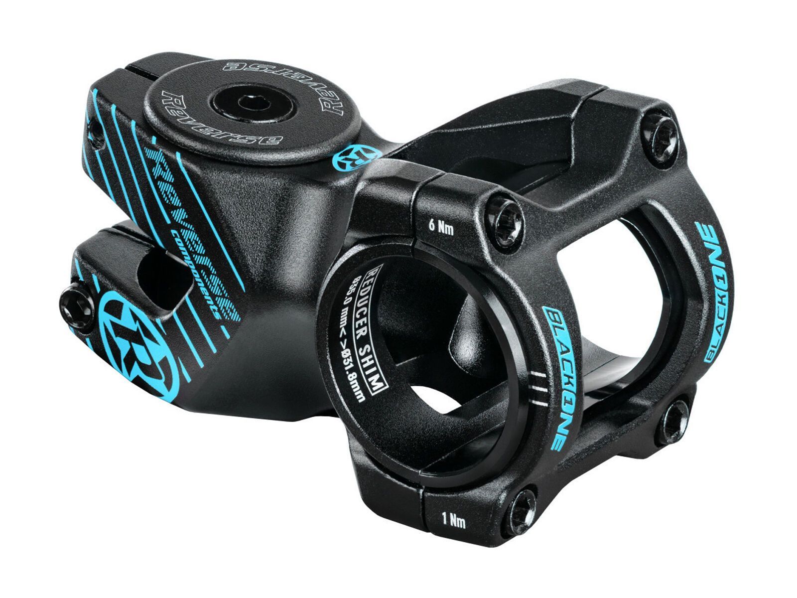 Reverse Black-One D-2 - 31,8 & 35 mm, black/lightblue - Bild 2