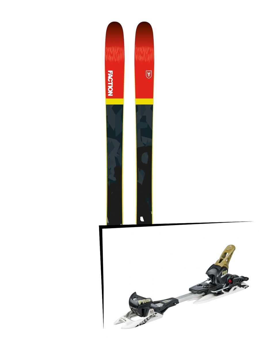 Set: Faction Prodigy 2.0 2018 + Fritschi Diamir Freeride Pro schwarz/oliv - Bild 1