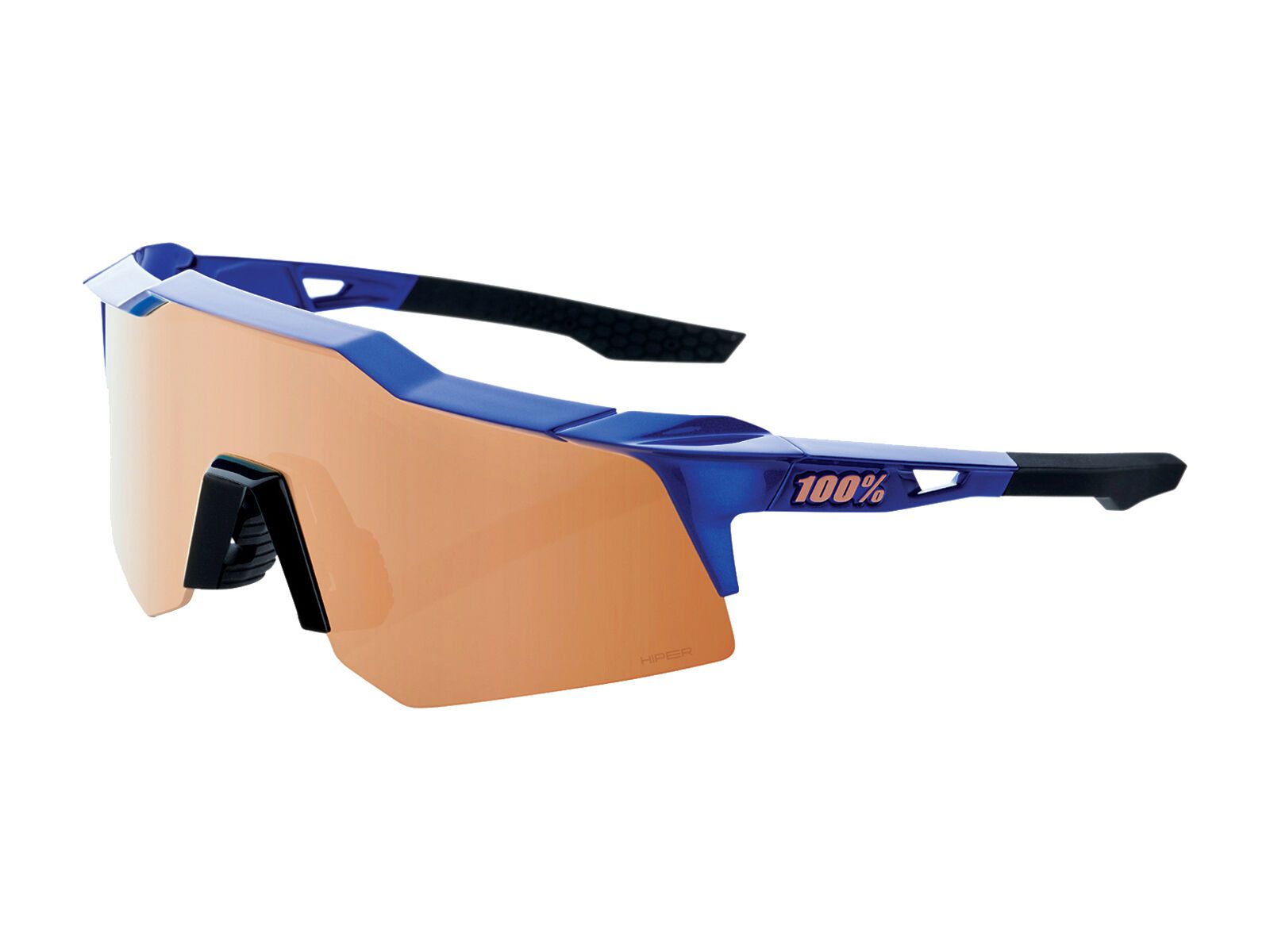 100% Speedcraft XS - HiPER Copper Mirror, gloss cobalt blue - Bild 1