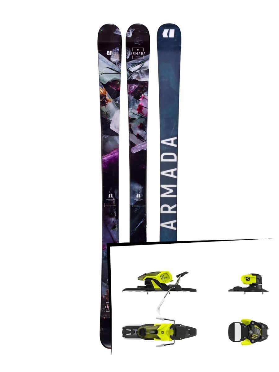 Set: Armada Arw 84 2019 + Salomon Warden 11 yellow/black - Bild 1