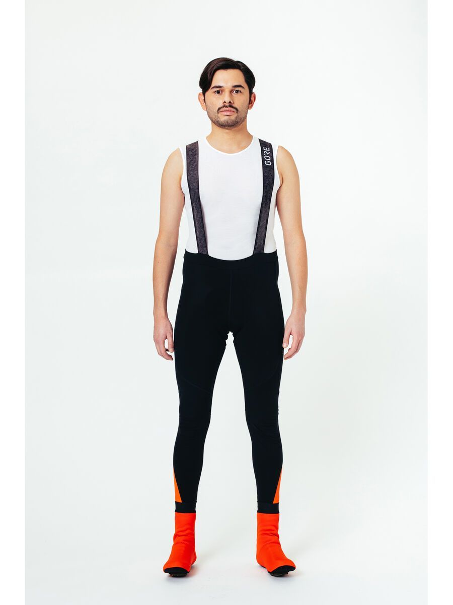 GOREWEAR C5 Thermo Trägerhose+, black/fireball - Bild 4