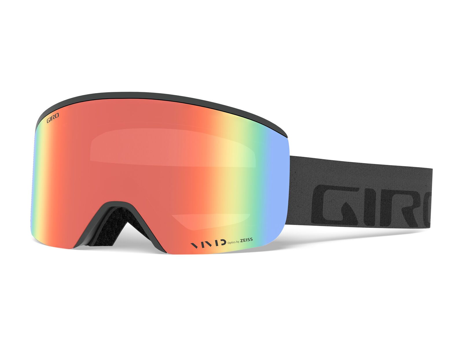 Giro Axis Vivid Ember, grey wordmark - Bild 5